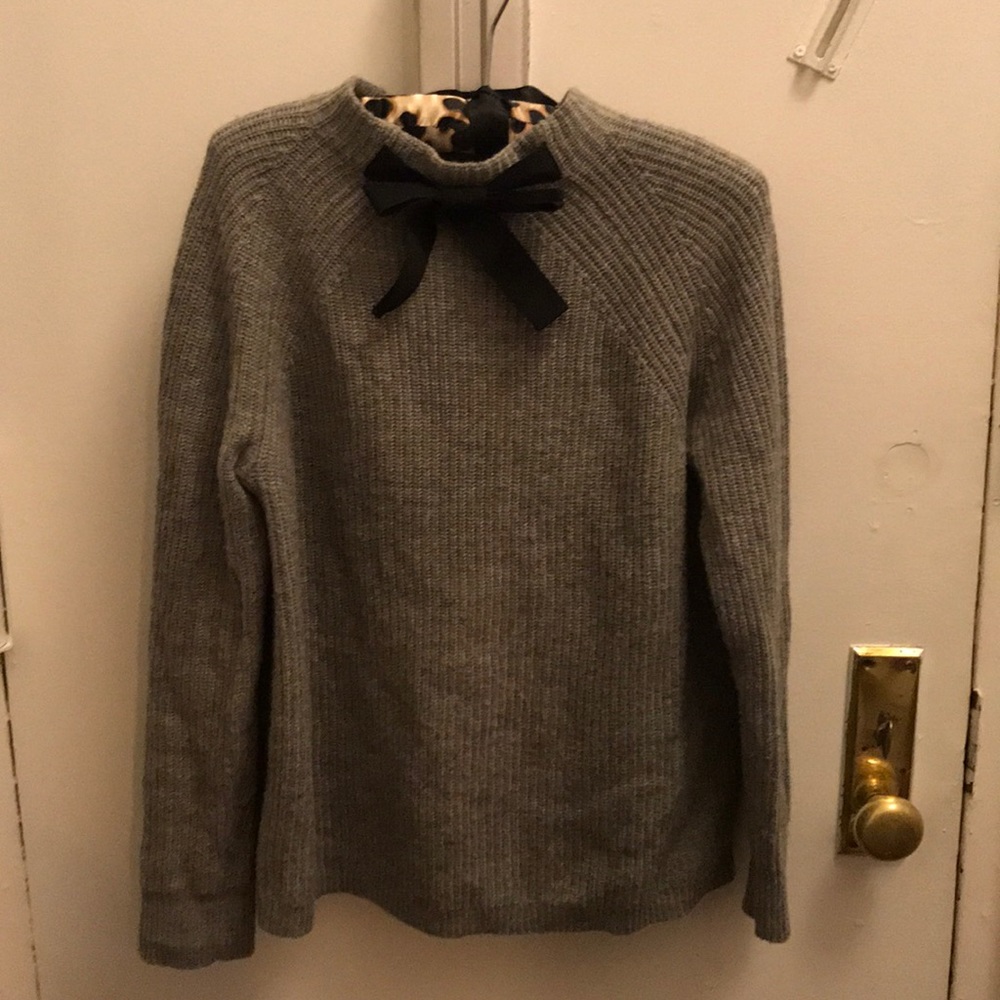 JCREW sweater with front bow